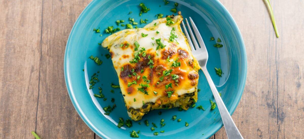 BUTTERNUT SQUASH & SPINACH LASAGNA